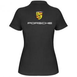Женское поло Porsche - PrintSalon