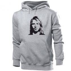 Мужское худи Портрет Курта Кобейна - PrintSalon