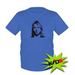 Детская футболка Портрет Курта Кобейна - PrintSalon