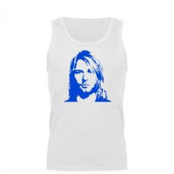 Мужская майка Портрет Курта Кобейна - PrintSalon