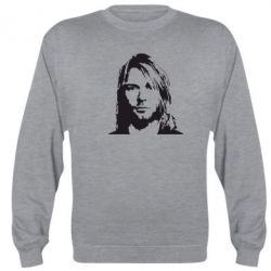 Cвитшот Портрет Курта Кобейна-PrintSalon Cвитшот Портрет Курта Кобейна