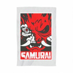 Полотенце с принтом Poster samurai Cyberpunk - PrintSalon