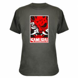 Камуфляжна футболка Poster samurai Cyberpunk-PrintSalon Камуфляжна футболка Poster samurai Cyberpunk