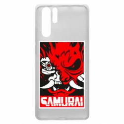 Чехол для Huawei P30 Pro Poster samurai Cyberpunk