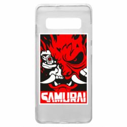 Чехол для Samsung S10+ Poster samurai Cyberpunk - PrintSalon