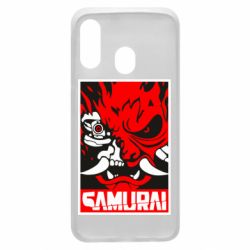 Чехол для Samsung A40 Poster samurai Cyberpunk - PrintSalon
