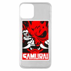 Чехол для iPhone 11 Poster samurai Cyberpunk - PrintSalon