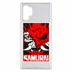 Чехол для Samsung Note 10 Plus Poster samurai Cyberpunk - PrintSalon