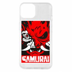 Чехол для iPhone 14 Poster samurai Cyberpunk - PrintSalon