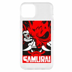 Чехол для iPhone 14 Plus Poster samurai Cyberpunk - PrintSalon