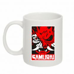 Чашка 320ml Poster samurai Cyberpunk-PrintSalon Чашка 320ml Poster samurai Cyberpunk