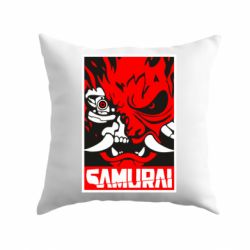 Подушка Poster samurai Cyberpunk