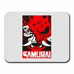 Коврик для мыши Poster samurai Cyberpunk - PrintSalon