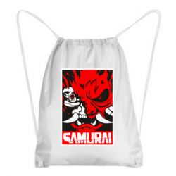 Рюкзак-мешок Poster samurai Cyberpunk - PrintSalon