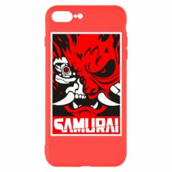 Чехол для iPhone 7 Plus Poster samurai Cyberpunk - PrintSalon