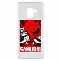 Чехол для Samsung A8 2018 Poster samurai Cyberpunk - PrintSalon
