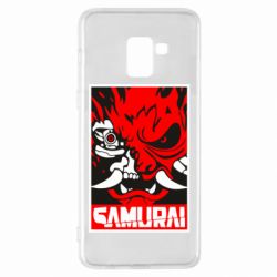 Чехол для Samsung A8+ 2018 Poster samurai Cyberpunk - PrintSalon