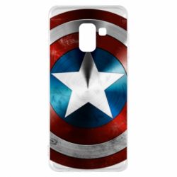 Чехол для Samsung A8 2018 Потертый щит - PrintSalon