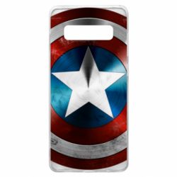 Чехол для Samsung S10+ Потертый щит - PrintSalon