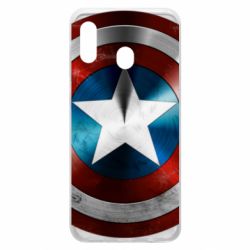 Чехол для Samsung A20 Потертый щит - PrintSalon