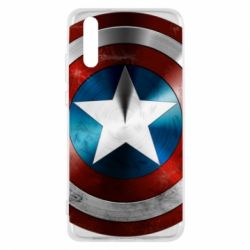 Чехол для Huawei P20 Потертый щит - PrintSalon