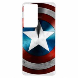 Чехол для Samsung S21 Ultra Потертый щит - PrintSalon