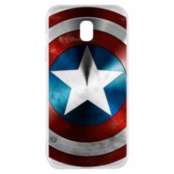 Чехол для Samsung J3 2017 Потертый щит - PrintSalon