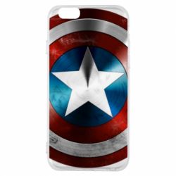 Чехол для iPhone 6/6S Потертый щит - PrintSalon