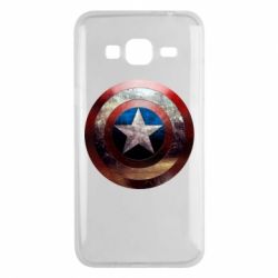 Чохол для Samsung J3 2016 Потрісканий щит Капітана Америка - PrintSalon