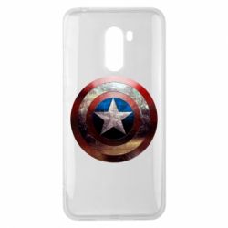 Чохол для Xiaomi Pocophone F1 Потрісканий щит Капітана Америка - PrintSalon