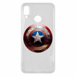 Чохол для Huawei P Smart Plus 2018 Потрісканий щит Капітана Америка - PrintSalon