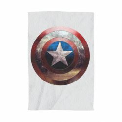 Рушник з принтом Потрісканий щит Капітана Америка - PrintSalon