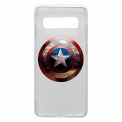 Чохол для Samsung S10 Потрісканий щит Капітана Америка - PrintSalon