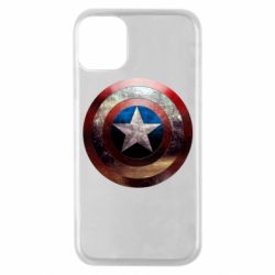 Чохол для iPhone 11 Pro Потрісканий щит Капітана Америка - PrintSalon