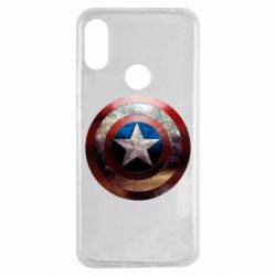 Чохол для Xiaomi Redmi Note 7 Потрісканий щит Капітана Америка - PrintSalon