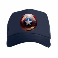 Кепка-тракер Потрісканий щит Капітана Америка - PrintSalon
