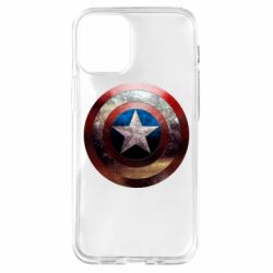 Чохол для iPhone 12 mini Потрісканий щит Капітана Америка - PrintSalon