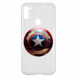Чохол для Samsung A11 / M11 Потрісканий щит Капітана Америка - PrintSalon