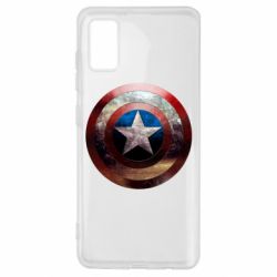 Чохол для Samsung A41 Потрісканий щит Капітана Америка - PrintSalon