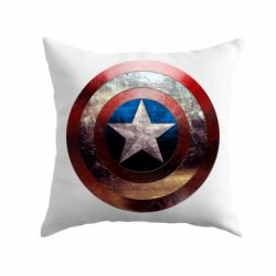 Подушка Потрісканий щит Капітана Америка - PrintSalon