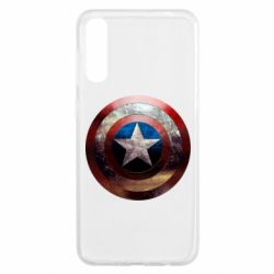 Чохол для Samsung A50 Потрісканий щит Капітана Америка - PrintSalon