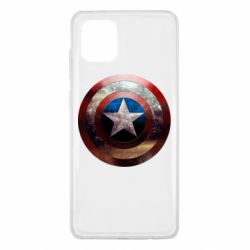 Чохол для Samsung Note 10 Lite Потрісканий щит Капітана Америка - PrintSalon