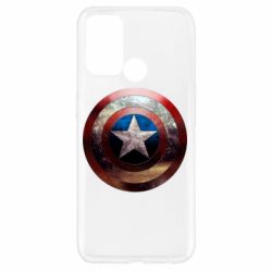 Чохол для Oppo A52 / A72 / A92Потрісканий щит Капітана Америка - PrintSalon