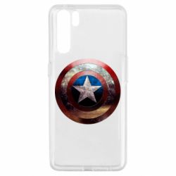 Чохол для Oppo A91 / Reno3Потрісканий щит Капітана Америка - PrintSalon