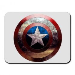 Килимок для миші Потрісканий щит Капітана Америка - PrintSalon