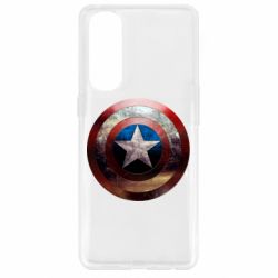 Чохол для Oppo Reno 4 Pro Потрісканий щит Капітана Америка - PrintSalon