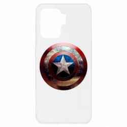 Чохол для Oppo Reno 5 Lite Потрісканий щит Капітана Америка - PrintSalon