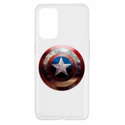 Чохол для Oppo Reno 5 4G Потрісканий щит Капітана Америка - PrintSalon