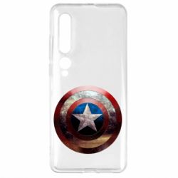 Чохол для Xiaomi Mi10 / 10 Pro Потрісканий щит Капітана Америка - PrintSalon