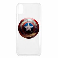 Чохол для Xiaomi Redmi 9a Потрісканий щит Капітана Америка - PrintSalon